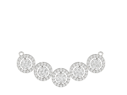 Diamond Circle Cluster Mangalsutra