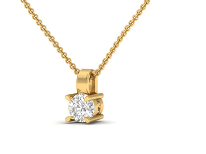 1.0 Carat Round Hanging Pendant (without Chain)