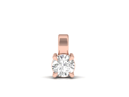 1.0 Carat Round Hanging Pendant (without Chain)