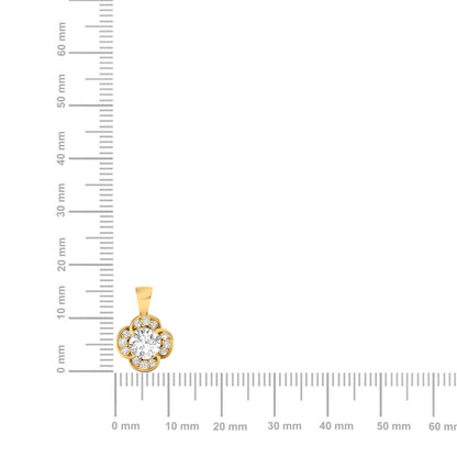 Lilac Bloom Diamond Pendant (without Chain)