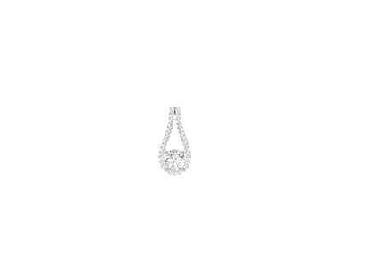 Dazzling Diamond Teardrop Pendant (without Chain)