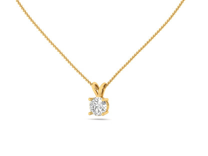 0.5 Carat Round Solitaire Pendant (without Chain)