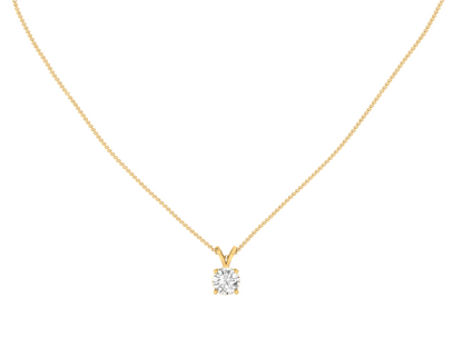 0.5 Carat Round Solitaire Pendant (without Chain)