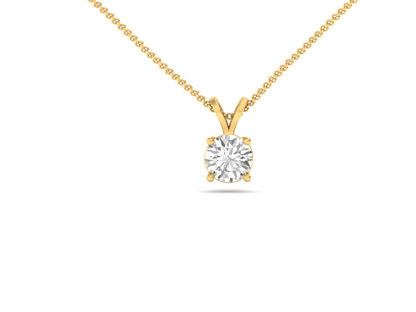 0.5 Carat Round Solitaire Pendant (without Chain)