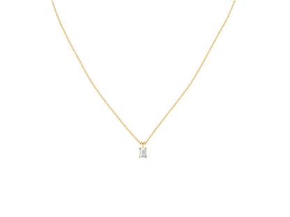0.50 Carat Emerald Solitaire Pendant (without Chain)