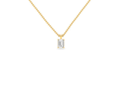 0.50 Carat Emerald Solitaire Pendant (without Chain)