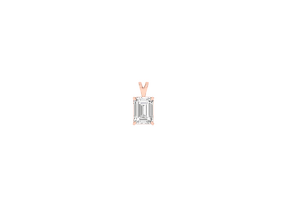 0.50 Carat Emerald Solitaire Pendant (without Chain)