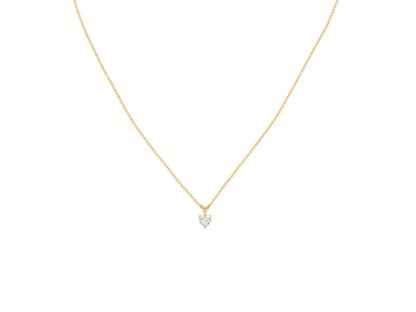 0.50 Carat Heart Solitaire Pendant (without Chain)