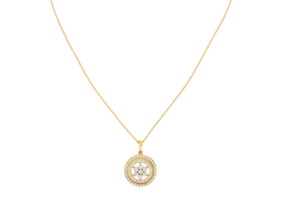 Exclusive Diamond Circle Pendant (without Chain)