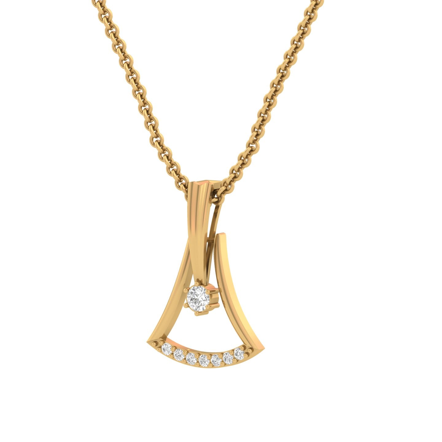 Graceful & Luminous Pendant (without Chain)