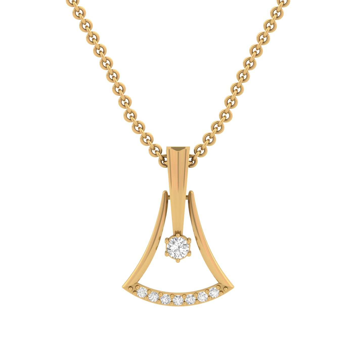 Graceful & Luminous Pendant (without Chain)