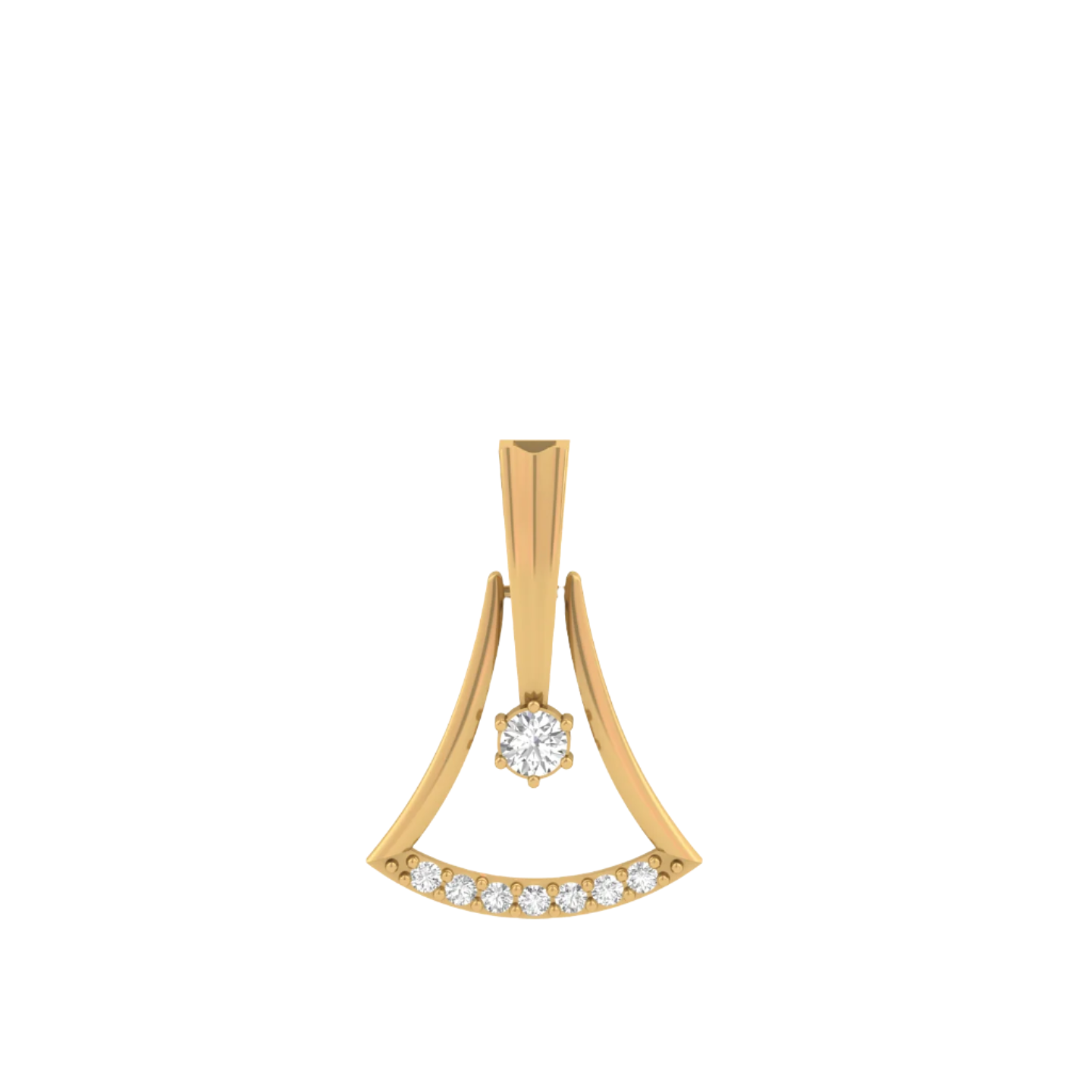 Graceful & Luminous Pendant (without Chain)