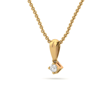 Pure Brilliance Solitaire Diamond Pendant (without Chain)