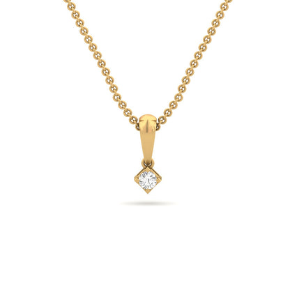 Pure Brilliance Solitaire Diamond Pendant (without Chain)