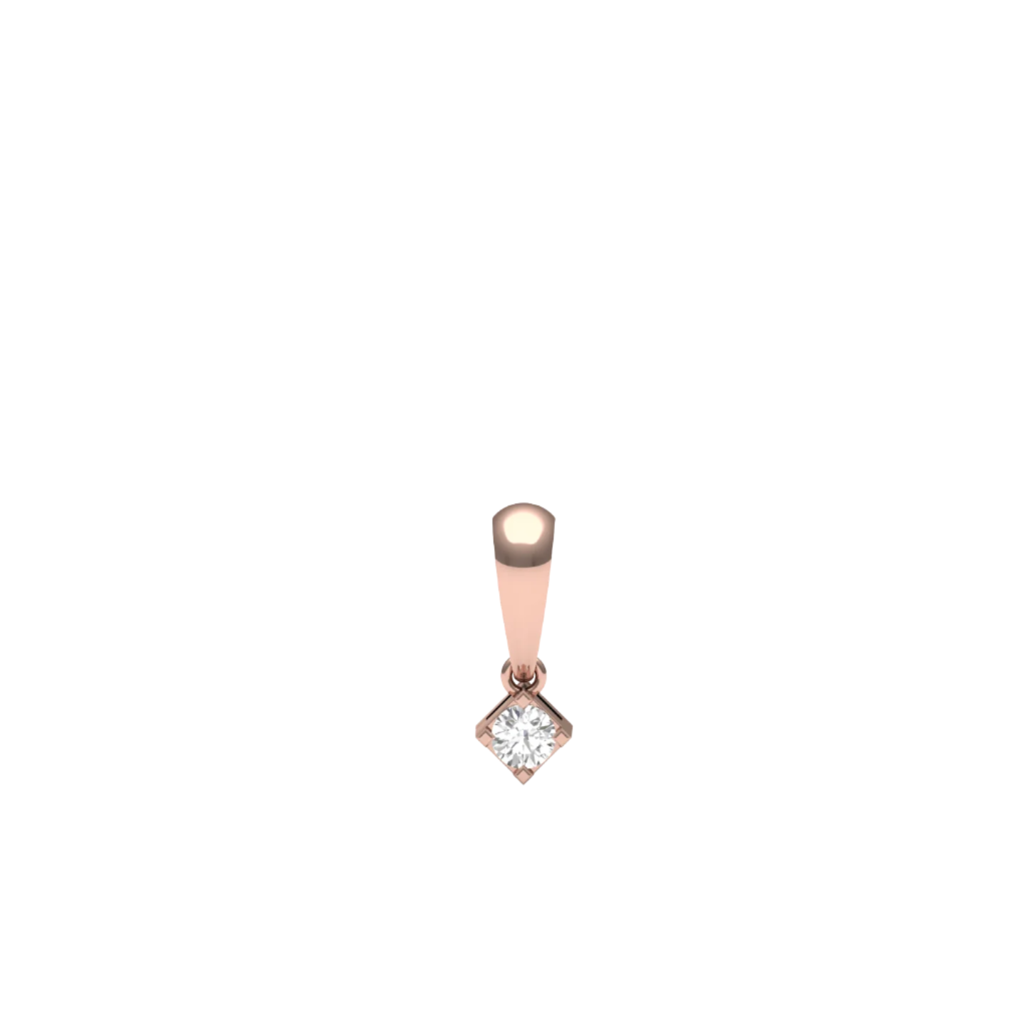 Pure Brilliance Solitaire Diamond Pendant (without Chain)