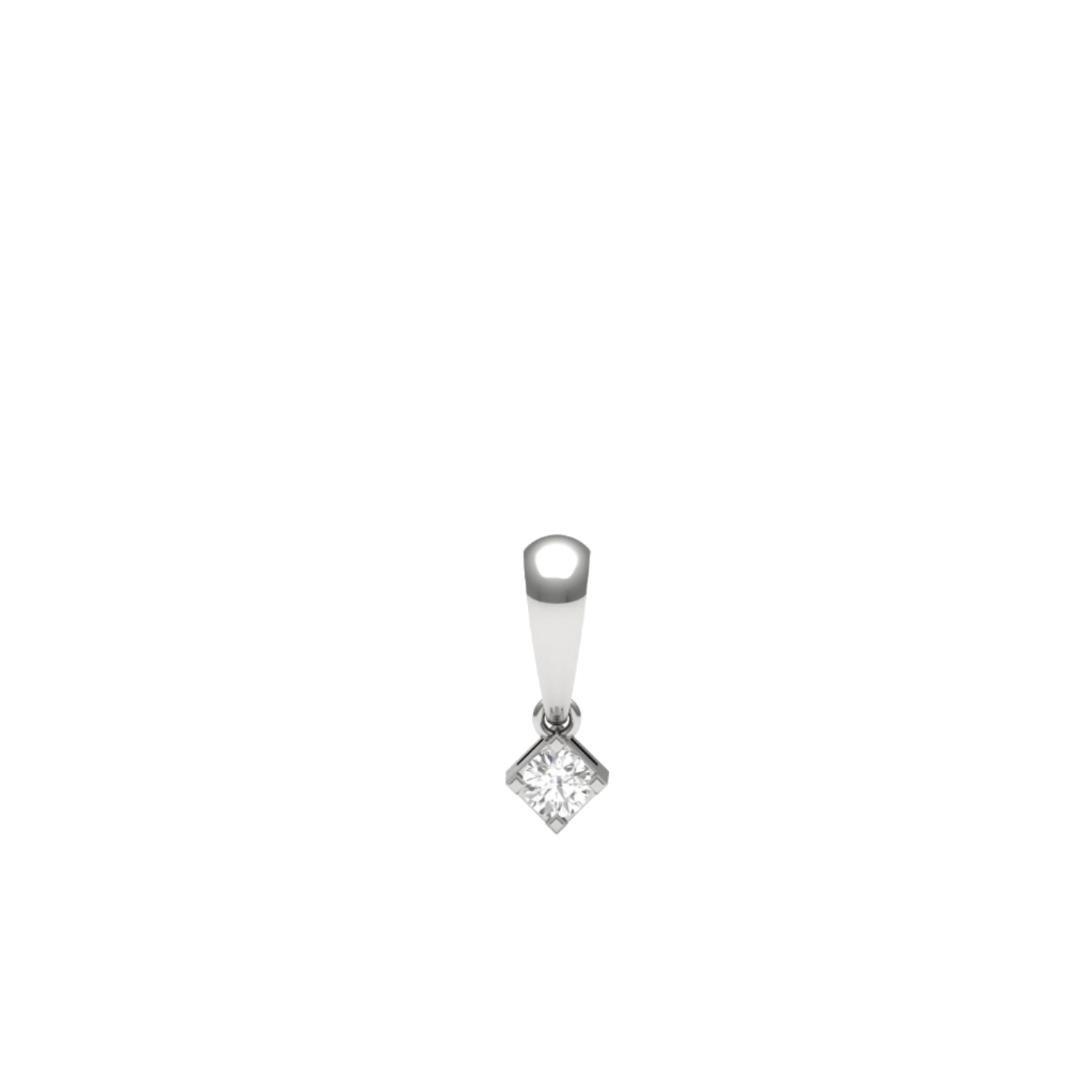 Pure Brilliance Solitaire Diamond Pendant (without Chain)
