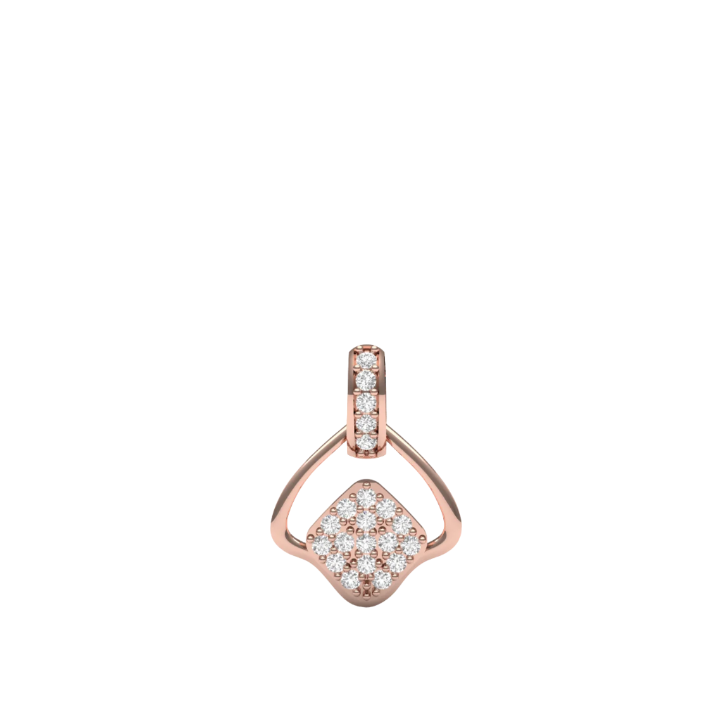 Office Wear Diamond Pendant (without Chain)