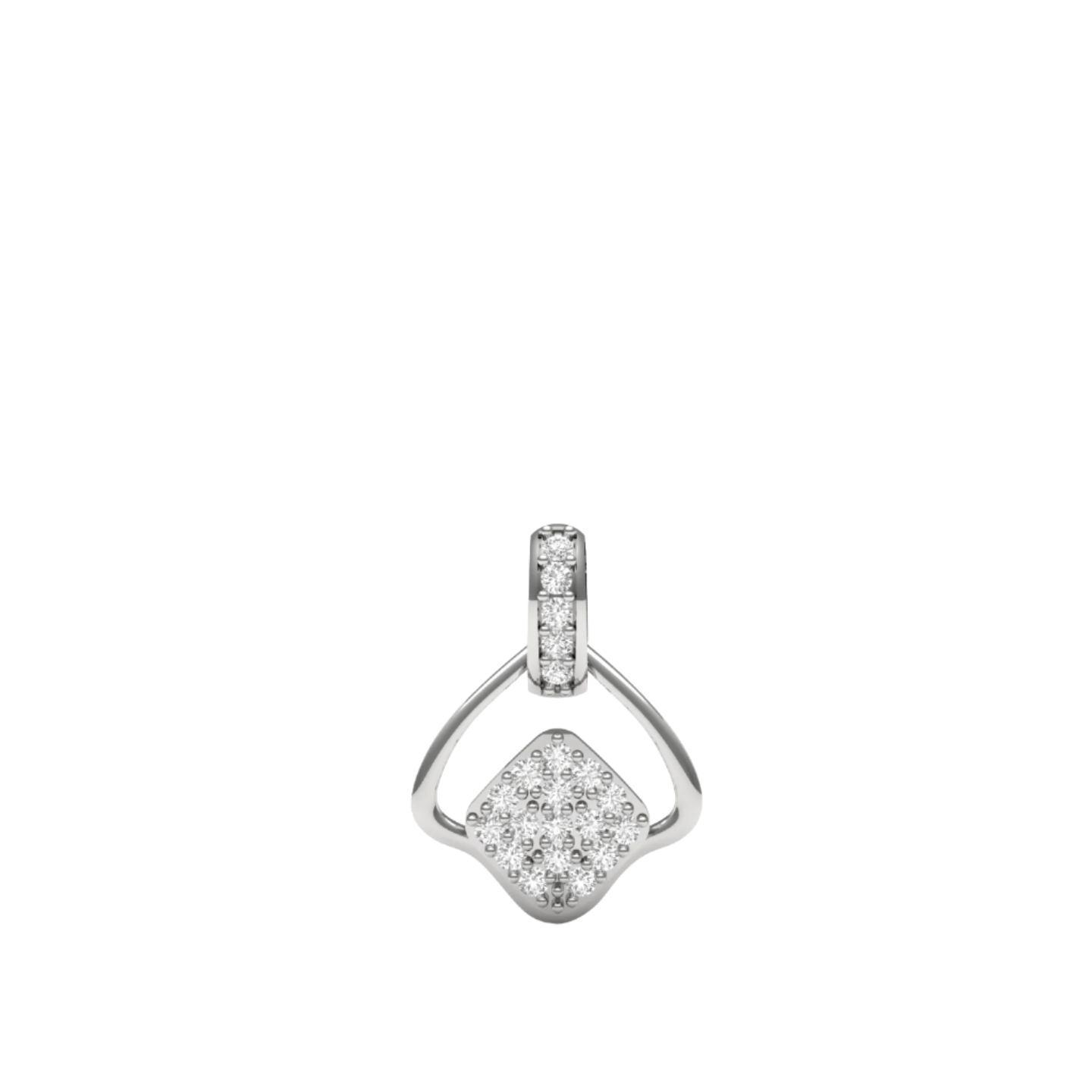 Office Wear Diamond Pendant (without Chain)
