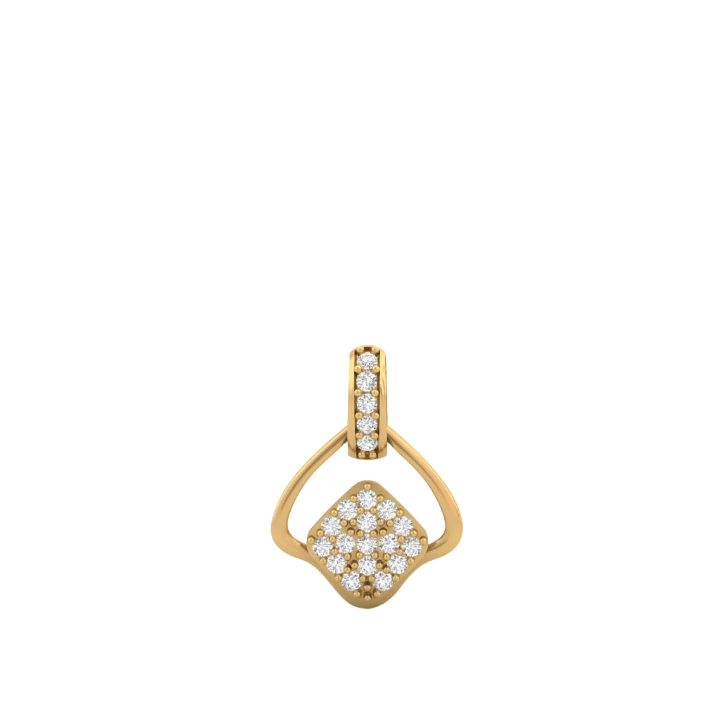 Office Wear Diamond Pendant (without Chain)