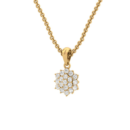Stunning Diamond Illusion Pendant (without Chain)