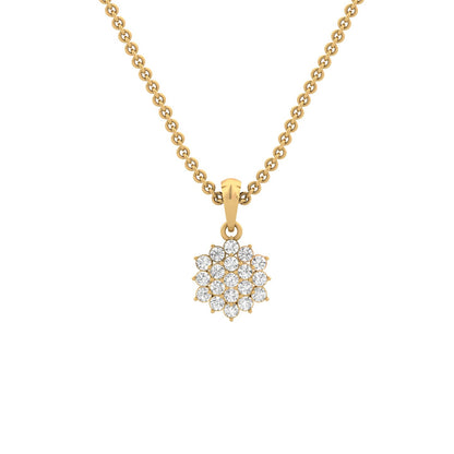 Stunning Diamond Illusion Pendant (without Chain)