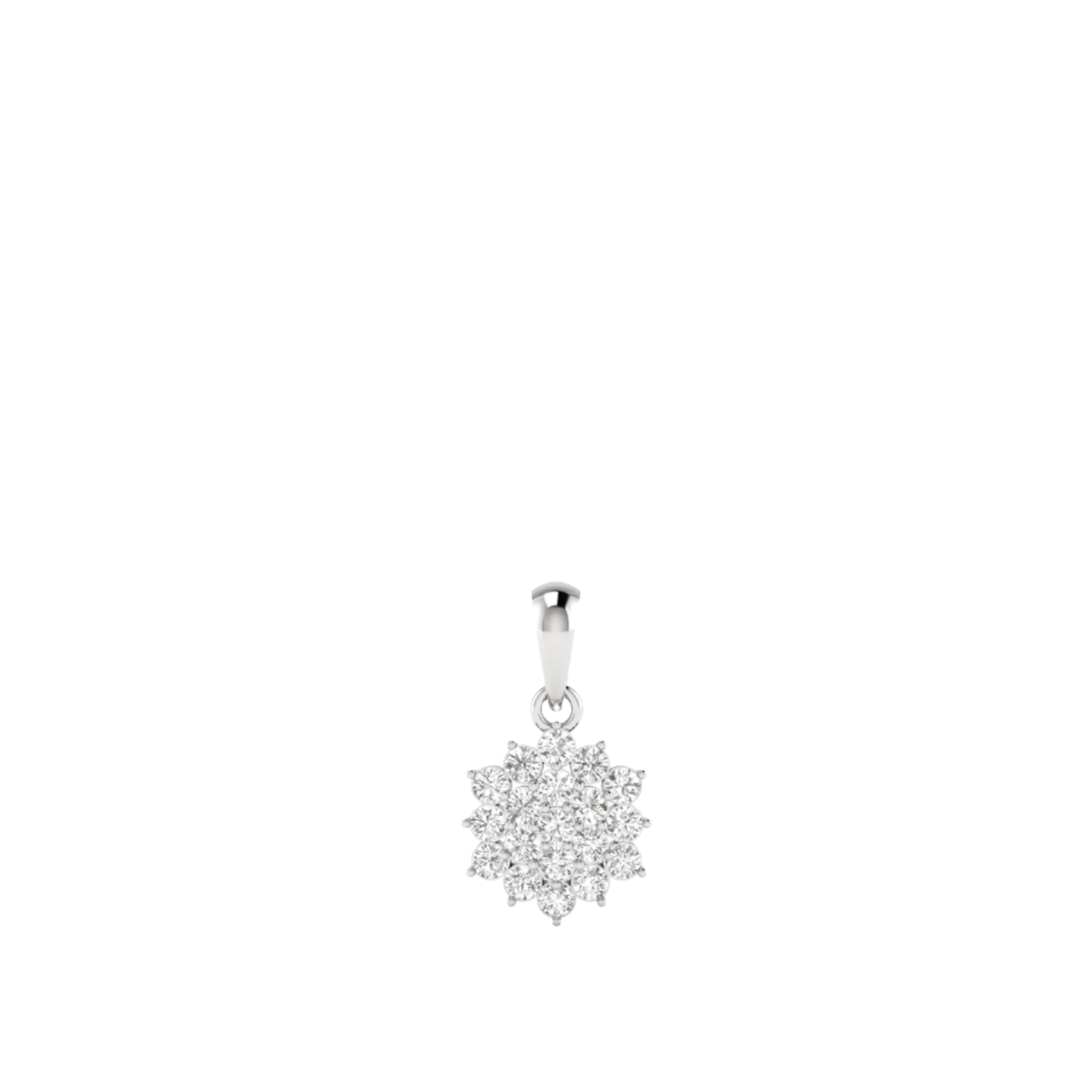 Stunning Diamond Illusion Pendant (without Chain)