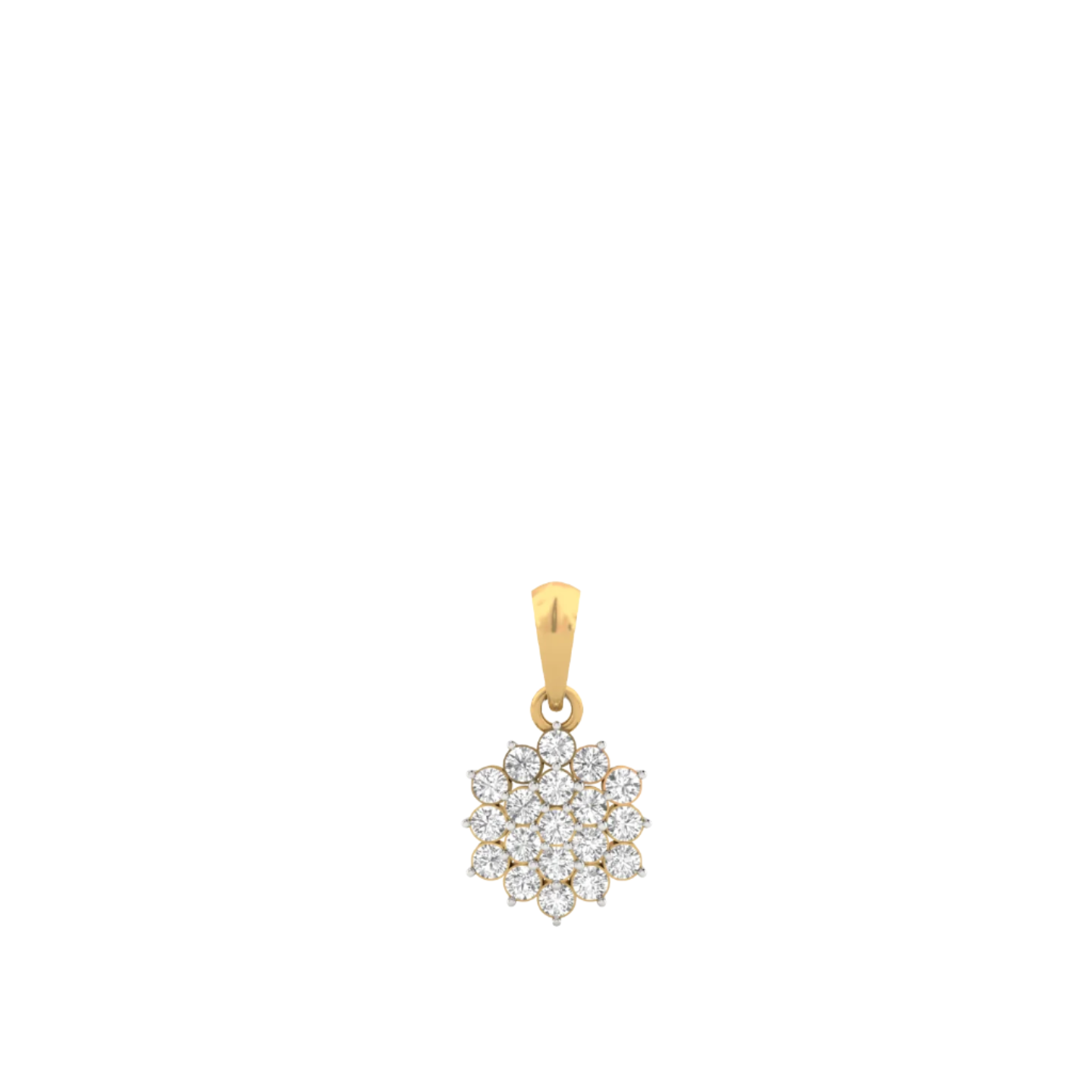 Stunning Diamond Illusion Pendant (without Chain)