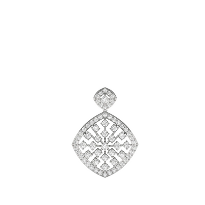 Ornate Diamond Filigree Pendant (without Chain)