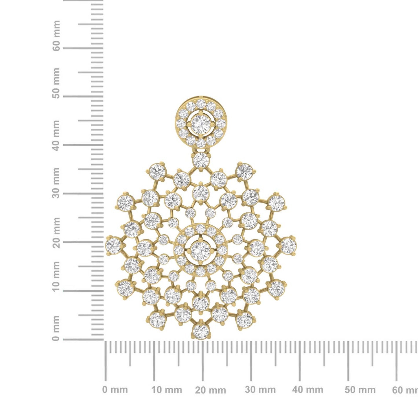 Stardust Bloom Diamond Pendant (without Chain)