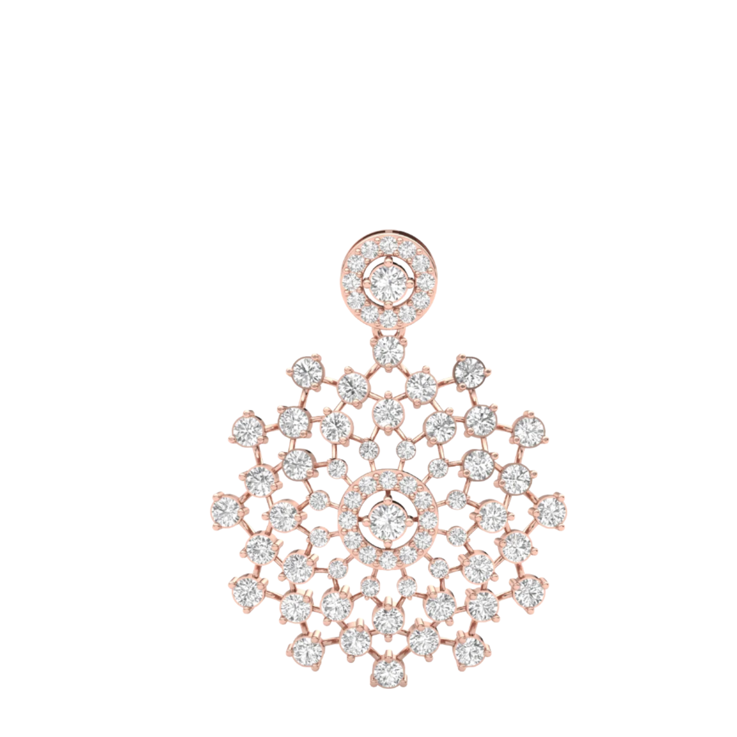 Stardust Bloom Diamond Pendant (without Chain)