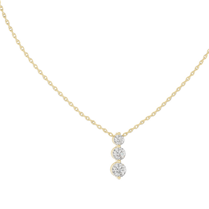 Trinity Sparkle Diamond Pendant (with Chain)