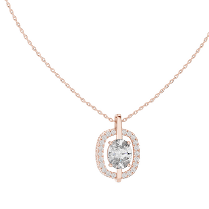 Celestial Orbit Floating Diamond Pendant (without Chain)