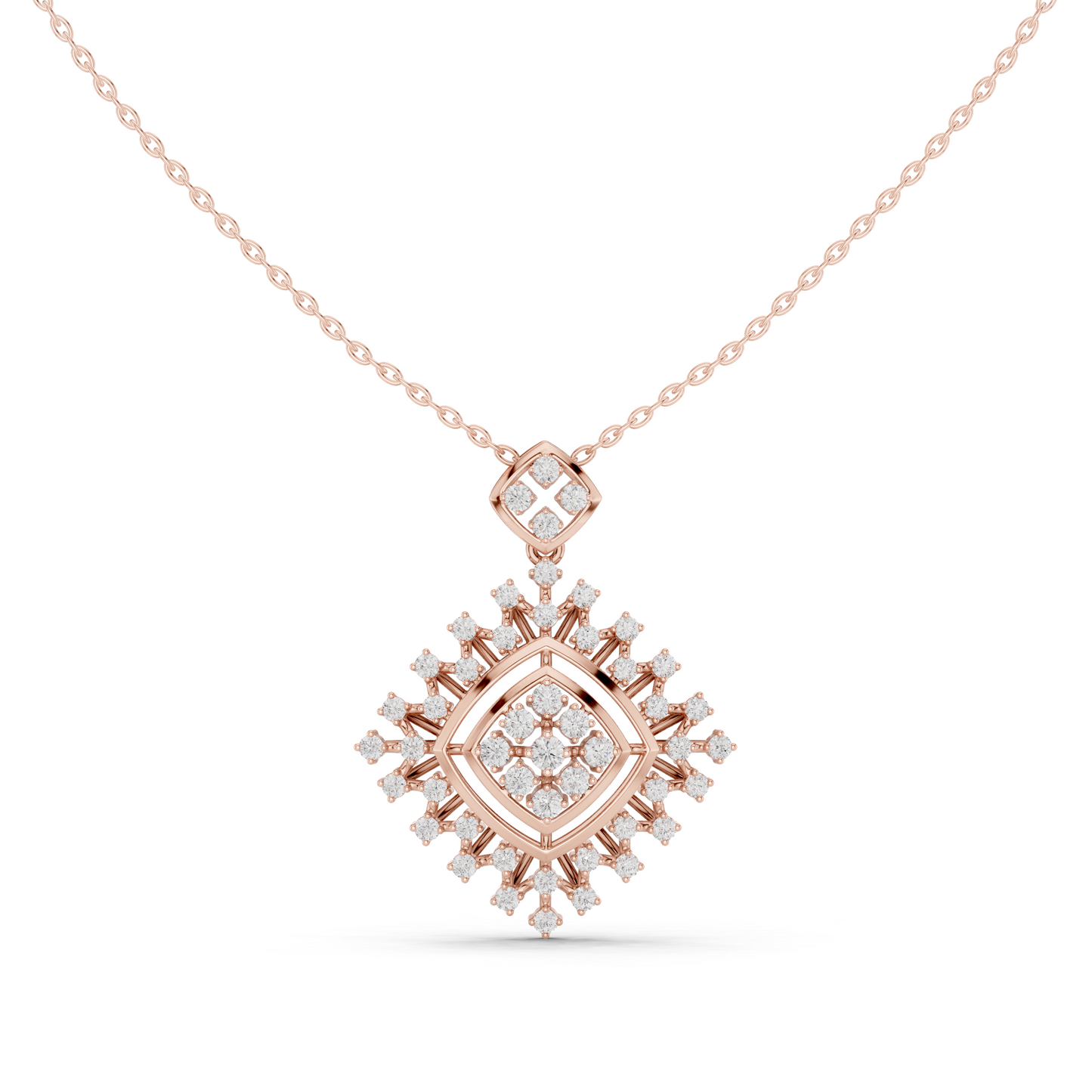Starlight Cluster Diamond Pendant (without Chain)