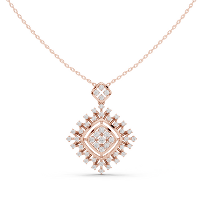 Starlight Cluster Diamond Pendant (without Chain)