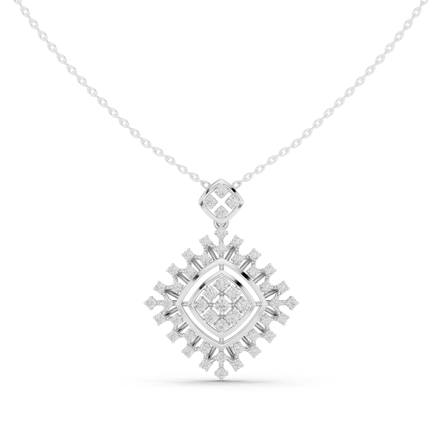 Starlight Cluster Diamond Pendant (without Chain)
