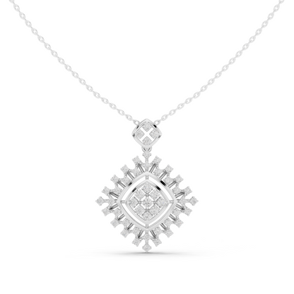 Starlight Cluster Diamond Pendant (without Chain)