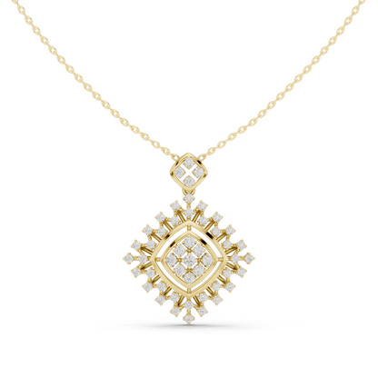Starlight Cluster Diamond Pendant (without Chain)