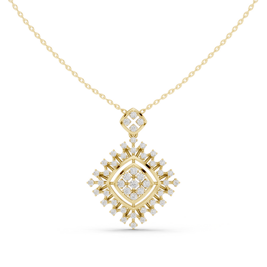 Starlight Cluster Diamond Pendant (without Chain)