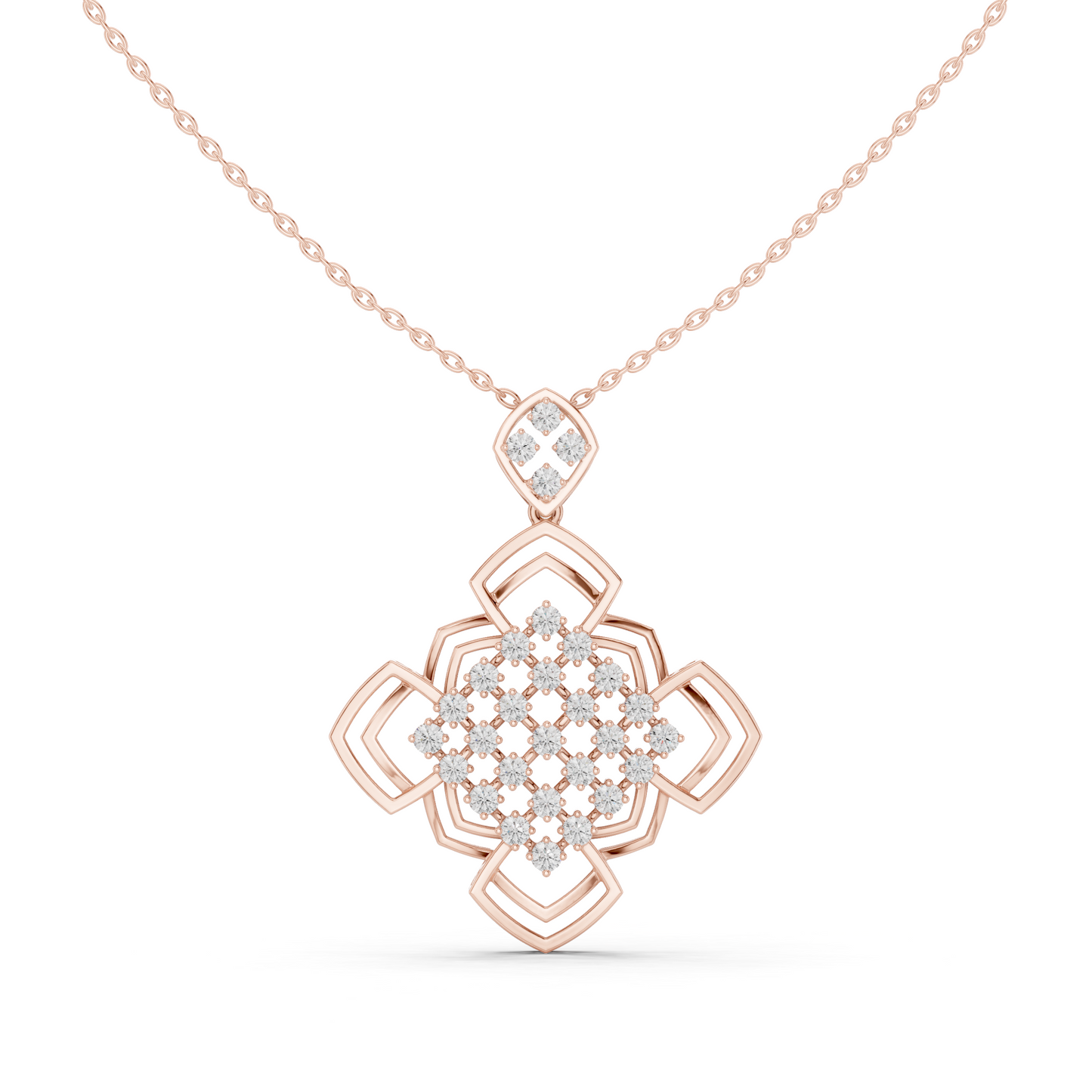 Eterna Blossom Diamond Pendant (without Chain)