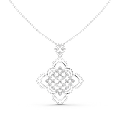 Eterna Blossom Diamond Pendant (without Chain)