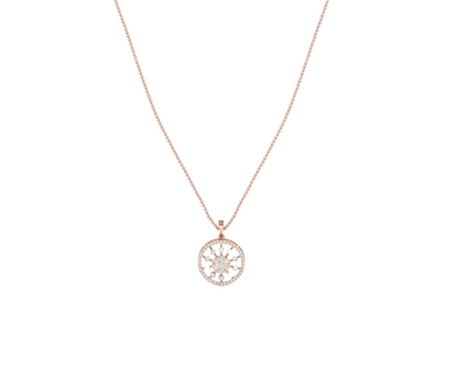 Sunburst Diamond Pendant (without Chain)