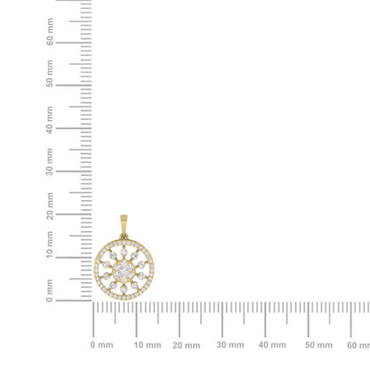 Sunburst Diamond Pendant (without Chain)