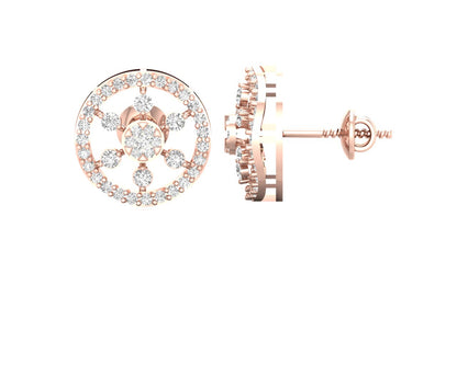 Sunburst Diamond Earrings