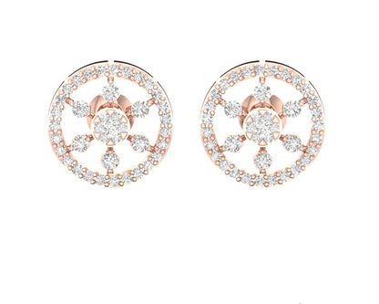 Sunburst Diamond Earrings