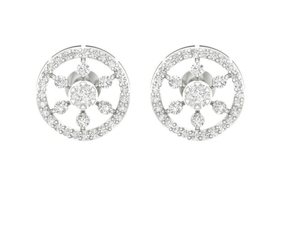 Sunburst Diamond Earrings