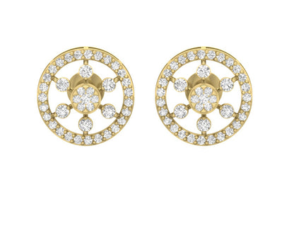 Sunburst Diamond Earrings