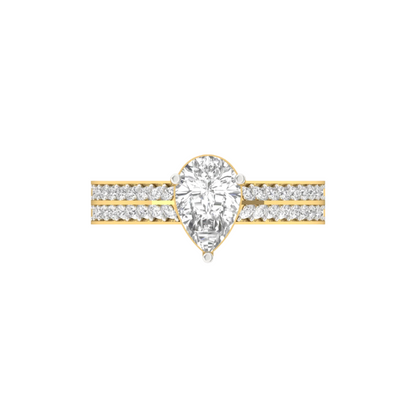1.50 Carat Pear Cut Engagement Ring
