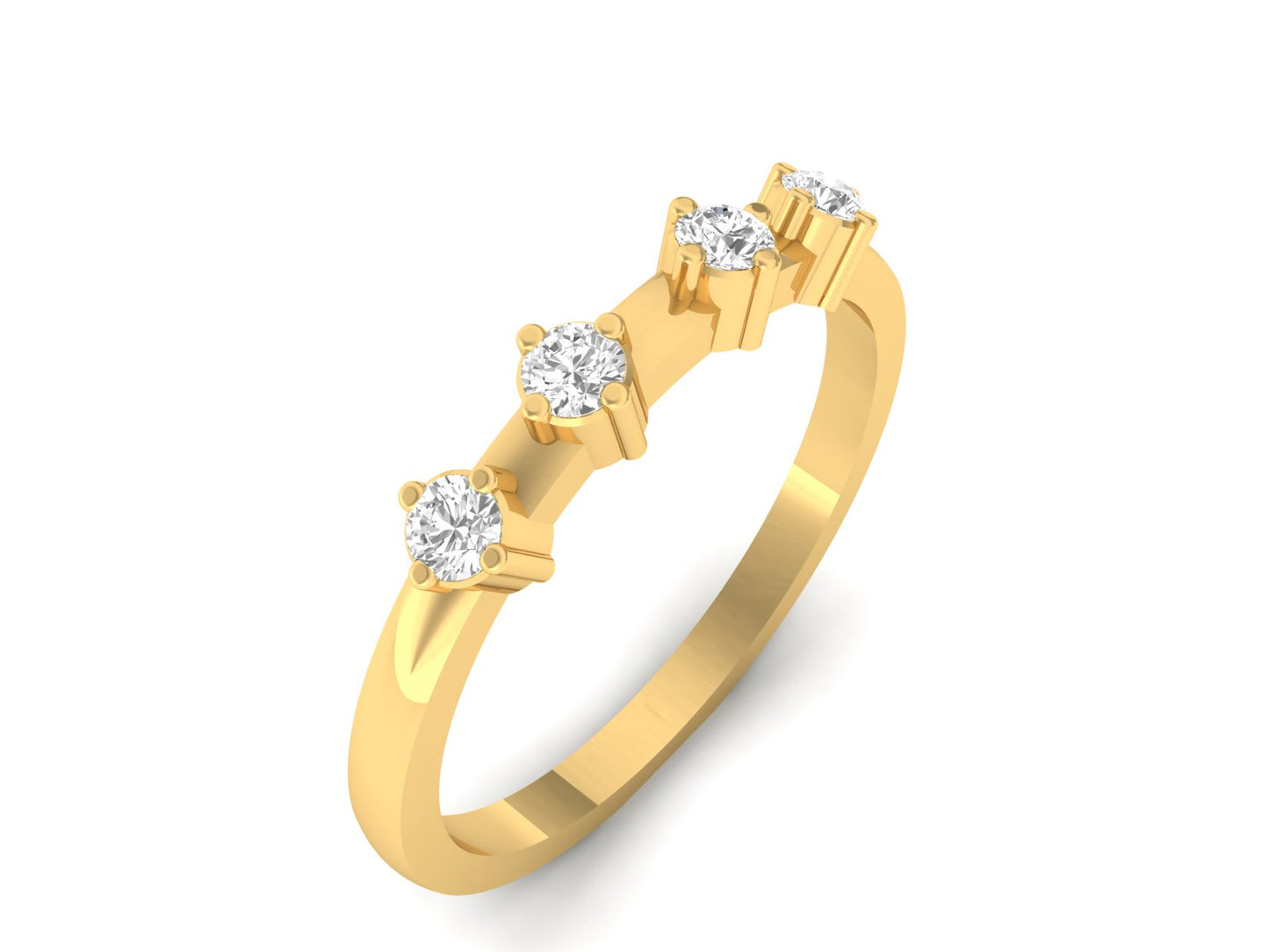 Quad Daimond Ring