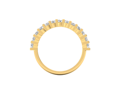 Half Round Eternity Band