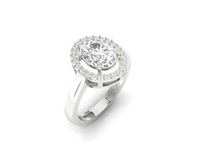 1.50 Carat Oval Solitaire Ring
